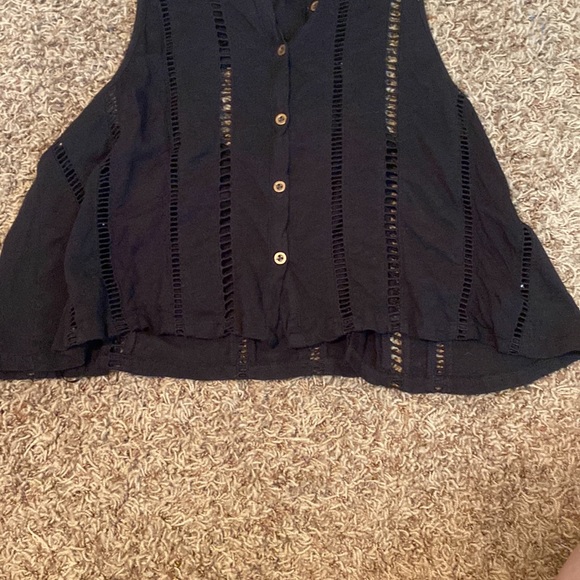 Free people size small button down tank top - Picture 3 of 7